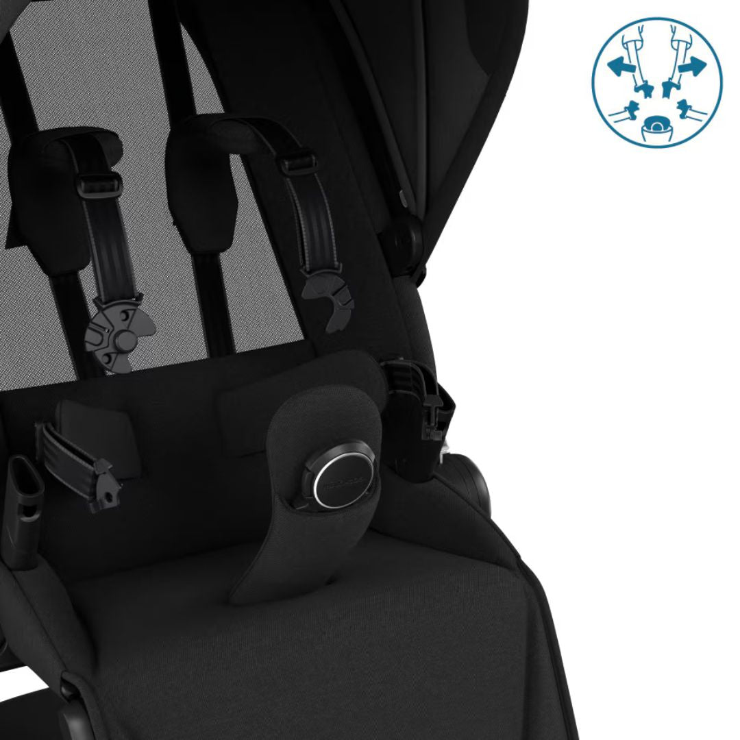Maxi Cosi - Fame Stroller with Carry Cot Twillic Black